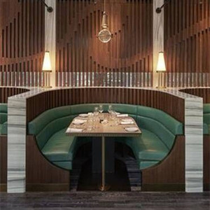 Prix bon marché Fabricant de meubles commerciaux restauration rapide restaurant café restaurant canapé banquette - Product Image 2