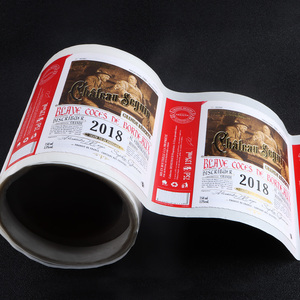 Tùy chỉnh in ấn dính nhiều lớp nhãn Ba nhiều lớp nhãn chai rượu vang gấp tập sách dán bao bì nhãn CuộN - Product Image 6