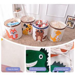 Panier à linge pour bébé à prix compétitif panier à linge pliable en tissu imperméable pour le stockage - Product Image 5