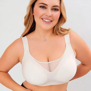 Sujetador de pecho grande para mujer madura Soutien Gorge Grande Taille Levantamiento de pecho Push up Anti flacidez soporte acolchado sujetador para mujeres gordas - Product Image 3