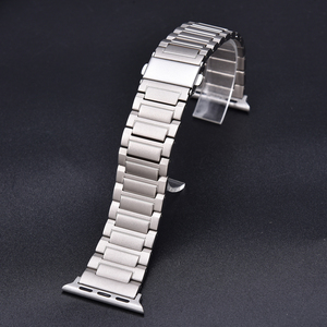 Correa de reloj inteligente JAETIUM de titanio, repuesto para Apple Watch, resistente al agua, con cierre plegable, pulsera de acero inoxidable - Product Image 5