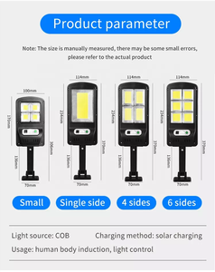 강력한 태양 가로등 <span class=keywords><strong>Led</strong></span> 방수 무선 뒤뜰 옥외 벽 가정을 위한 소형 가로등 - Product Image 6