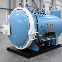 Autoclave Compuesto con Certificación CE ISO para Validación de Procesos con Rango de 0.8-5.0MPa y Diseño de Sistema de Enfriamiento por Agua