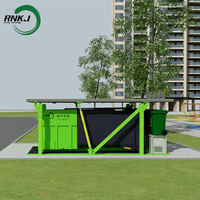 Compacteur de déchets souterrain municipal anti-corrosion haute capacité RNKJ