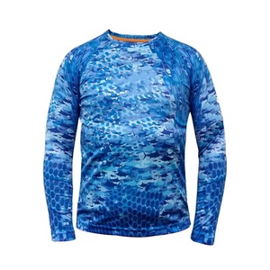 Sublimation 100 Polyester Spandex Fishing Jersey Shirts Upf50+ Fly Fishing Shirt - Product Image 1