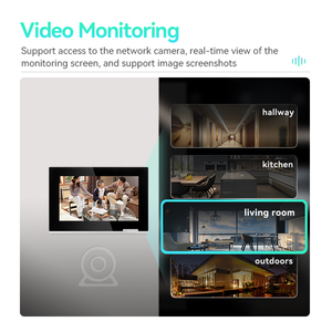 Chuông Cửa Màn Hình Cảm Ứng HD V50 7 Inch Hệ Thống Liên Lạc Video Wifi Với Chức Năng Chuông Cửa Thứ Cấp Điều Khiển Truy Cập Với Tuya Thông Minh - Product Image 5