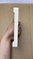 Brique réfractaire en argile à haute teneur en alumine (forme sphérique) réfractaire moyenne, sur mesure 155*115*20mm, pour four de frittage