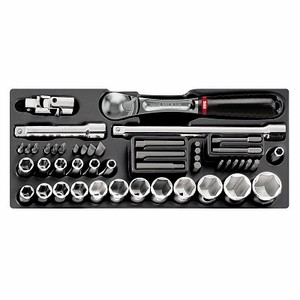 519/607ICEB <b>Tool</b> <b>Storage</b> Set 20 Piece Socket Wrench Kit for Automotive Repair - Product Image 1