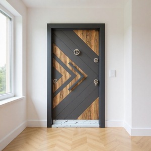 Puerta de Seguridad Blindada, Lámina de Acero Laminada en Frío, Operación Manual Exterior, Insonorizada, Antirrobo, Fabricada en Zhejiang - Product Image 1