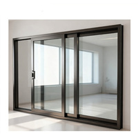 Ventana Corredera de Vidrio de Aleación de Aluminio de Grado Comercial a Precio de Fábrica, Tamaño y Color Personalizados para Proyectos de Construcción