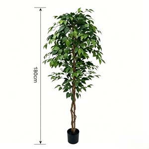 Directly Shipped Factory Real <b>Plastic</b> Banyan <b>Tree</b> Poles-Durable Eco-Friendly Decorative Flower Thanksgiving Wedding Christmas - Product Image 2