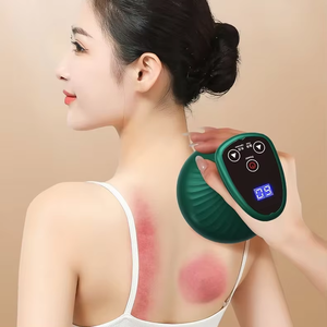 Masseurs électriques multifonctionnels à ventouses, commande manuelle filaire, batterie intégrée, déblocage des méridiens du corps entier, appareils Gua Sha - Product Image 1