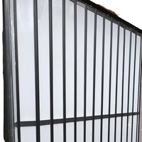 Portes électriques transparentes manuelles automatiques de volet de rouleau de cristal pour des vitrines de centre commercial et des entrepôts