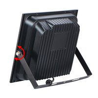Projecteur KCD Détecteur de mouvement IP67 blanc Sécurité haute luminosité Extérieur tous temps 100w LED Panneaux solaires Projecteurs