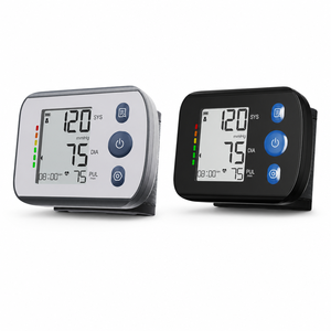 <span class=keywords><strong>Tensiomètre</strong></span> <span class=keywords><strong>de</strong></span> poignet compact avec capteur <span class=keywords><strong>de</strong></span> rythme cardiaque irrégulier et affichage des résultats moyens, moniteur <span class=keywords><strong>de</strong></span> tension artérielle <span class=keywords><strong>de</strong></span> qualité médicale - Product Image 1