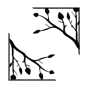 Lot de 2 supports muraux <span class=keywords><strong>en</strong></span> métal <span class=keywords><strong>en</strong></span> <span class=keywords><strong>forme</strong></span> de branche <span class=keywords><strong>d</strong></span>'<span class=keywords><strong>arbre</strong></span>, 7,88 pouces, <span class=keywords><strong>en</strong></span> fer thermolaqué noir, supports <span class=keywords><strong>d</strong></span>'étagère, <span class=keywords><strong>d</strong></span>écoration rustique pour la maison de style ferme - Product Image 5