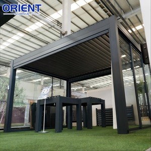 <span class=keywords><strong>Pergola</strong></span> weifang en aluminium d'orient d'aluminium d'alliage d'aluminium enduite par poudre extérieure facilement assemblée Offre Spéciale motorisée 4.5m * 3.5m - Product Image 4
