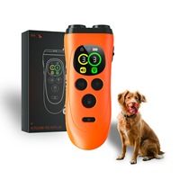 Répulsif à ultrasons pour chiens, étanche IP67, rechargeable 1200 mAh, dispositif portable d'éducation canine pour la sécurité en extérieur