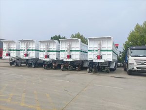 Made in China Rear Dump Semi-<b>trailer</b> Tri-axle U Shape Hydraulic Dumping Rear End Dump Tipper Semi Trucks <b>Trailer</b> - Product Image 6