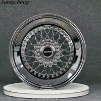 Jantes forgées chromées à lèvre profonde en 3 pièces, 17-24 pouces, 5x120 5x130, pour voitures particulières, Porsche Cayenne 911 964 993 997 BMW Honda