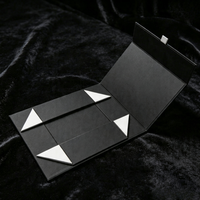 Nouvelle boîte cadeau magnétique de luxe UV personnalisée 2026 avec logo, emballage pliable écologique en carton rigide pour vêtements et bijoux