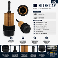 Tapa de Filtro de Aceite de Motor de Diseño Robusto con Filtro 99-03; Valente Bus; Viano; Vito Bus OE 6111800210; A6111800210+ A611180009