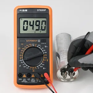 DT9205A AC DC LCD Display Professional Electric Handheld Tester Meter Digital Multimeter