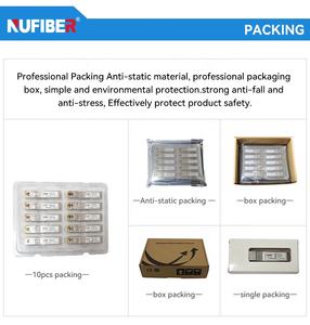 Transceptor SFP28 25G 1550nm 40KM Fibra Dupla DFB PIN DDM Grau Industrial Compatível com Soluções de Rede Meraki Palo Alto OEM - Product Image 4