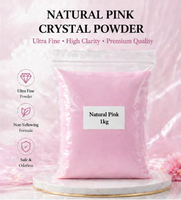 Poudre acrylique scintillante non toxique de qualité professionnelle pour salon, avec logo personnalisé OEM, ensemble de poudre à tremper pour ongles 3 en 1 rose 1KG
