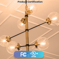 Prix d'usine, ampoule LED T6 2W, E12, 5000K, 120lm, CRI>80, lumière du jour, pour l'éclairage domestique et d'appartement, vente en gros, certifiée CE/ETL/RoHS