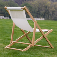 Chaise de plage moderne en bambou sans accoudoirs, blanche, confortable, pour salle à manger, loisirs en plein air, transat de plage