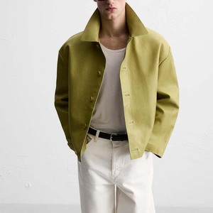 Personalizado de imitación de cuero cuadrado auténtico Tipo de <span class=keywords><strong>chaqueta</strong></span> de los hombres con cremallera <span class=keywords><strong>chaqueta</strong></span> al por mayor de béisbol Varsity Casual <span class=keywords><strong>chaqueta</strong></span> de bombardero de los hombres - Product Image 3