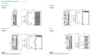 อุปกรณ์แปลงความถี่ ASDA-A2 ซีรีส์ 2KW แบบสามเฟส 380V-480V สำหรับควบคุมระบบอัตโนมัติ รุ่นอะลูมิเนียม - Product Image 6