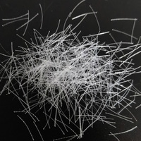 Fibre synthétique d'ingénierie en polyoxyméthylène (POM) anti-fissuration pour le renforcement du béton, du ciment et du mortier dans la construction