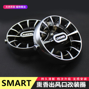 ฝาครอบช่องแอร์ Brabus Vortex สำหรับรถยนต์ Smart แบบหนีบติดคอนโซลกลาง วัสดุ ABS อุปกรณ์ตกแต่งภายใน - Product Image 4