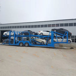 <span class=keywords><strong>Camion</strong></span> de remorquage 4 voitures, semi-remorque en acier robuste, remorque pour voitures de 40 tonnes - Product Image 5