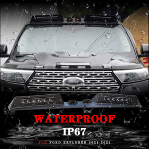 Barra de luz de techo todoterreno para coche Ford <span class=keywords><strong>Explorer</strong></span>, portaequipajes ligero, luz de aventura, gran oferta, 2021, 2022 - Product Image 5