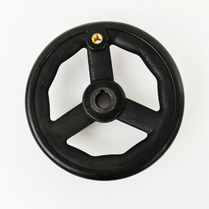 พลาสติกแฮนด์วีลแบบมีซี่ล้อ KH-0314 M12/M16/M18 100/125/160/200 มม. สำหรับเครื่องจักรบรรจุภัณฑ์ เครื่องบด เครื่องกัด - Product Image 2