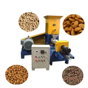Máquina de fabricación de pellet de comida para gatos, fabricante de alimentos de cerdo, extrusora de alimentación de pescado flotante, excelente calidad