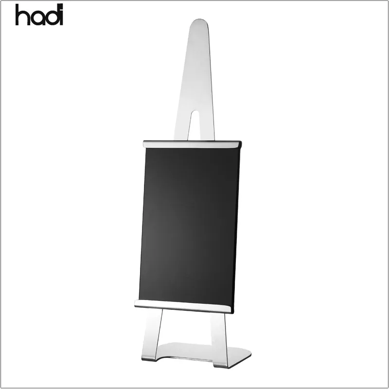 HADI โรงแรมและร้านอาหารอุปกรณ์จัดเลี้ยงแสดงผู้ถือเมนูคริลิคยืนหมายเลขโต๊ะบุฟเฟ่ต์สีดำชื่อแท็กยืนขาย