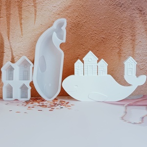 Handmade Eco-Friendly Resin Art Storage Molds PC Ins Dolphins <b>Ornaments</b> Ceramic & <b>Crystal</b> Silicone Cake Tools S1412 - Product Image 4