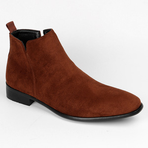 YB922-7 prix de gros bon marché chaussures grande taille bottes <span class=keywords><strong>chelsea</strong></span> bottines en daim - Product Image 5