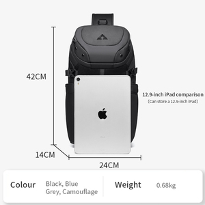 Túi đeo chéo thời trang Ozuko 9730 bán buôn, du lịch ngoài trời, dành cho nam, túi đeo vai đơn - Product Image 4