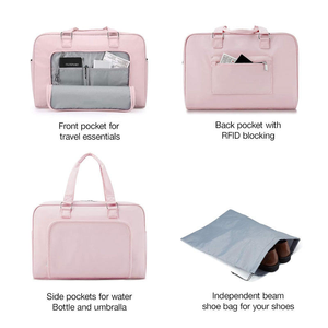 Grand sac de voyage, sac de week-end, sac portable pour ordinateur portable, sac bandoulière, sac à main imperméable, résistant à l'usure, sac fourre-tout - Product Image 2