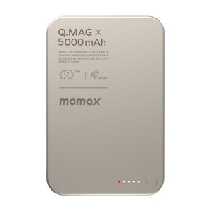 <span class=keywords><strong>MOMAX</strong></span> Q.MAG X Cargador inalámbrico magnético de metal mate de alto grado 5000mAh Banco de energía para teléfono celular - Product Image 2