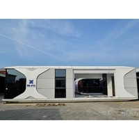 Prix de revient Maison préfabriquée extensible de luxe Cabine de lit à capsule spatiale Hôtel Conteneur Maisons en conteneur Maison de 3 chambres