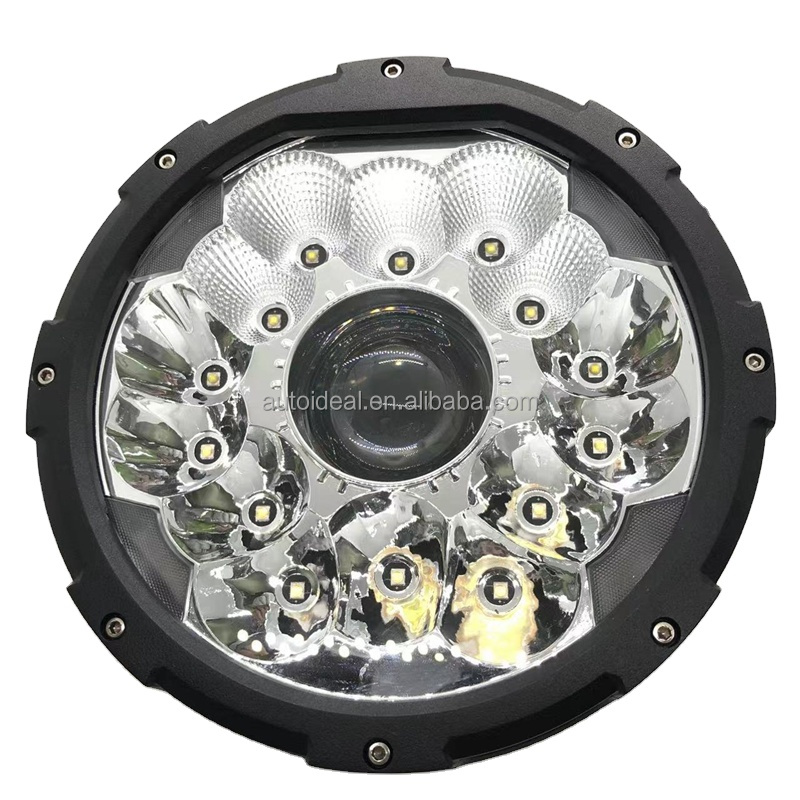 High Quality Round LED Work Light 12V White Yellow 80W DRL LED Work Driving Spot Lights