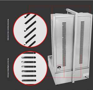 Barbecue à gaz commercial de style moyen-oriental avec moteur rotatif à trois/quatre/cinq têtes pour saucisses turques et brésiliennes - Product Image 6