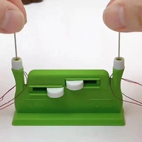 Enfile-aiguille automatique en plastique à Double trous Insertion de point fil à coudre à la main