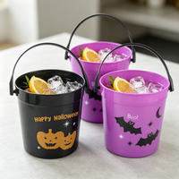 32oz grote ijsbakken voor Halloween, voetbalfeesten, bar, bier, cocktail emmers, 32oz cocktail rum emmers voor feesten